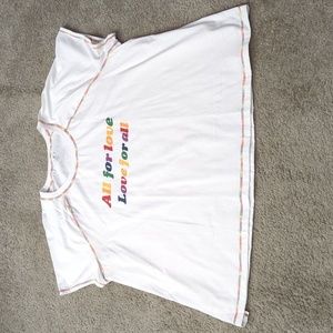 Livi by Lane Bryant Short Sleeve Straight Hem Crew Neck Tee 30/32 NWOT